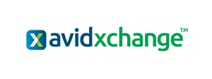 Blue and green box with an 'x' in it next to the blue and green font word 'avidxchange'