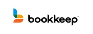 Blue, orange, and red strokes make a 'b' next to the word 'bookkeep'